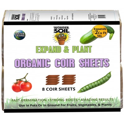 Wonder Soil Organic Coir Sheets   556102425